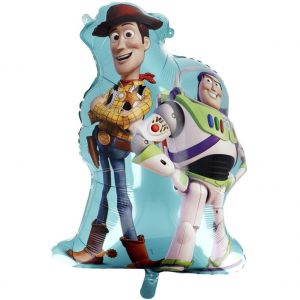 Globo grande de Toy Story con Woody y Buzz
